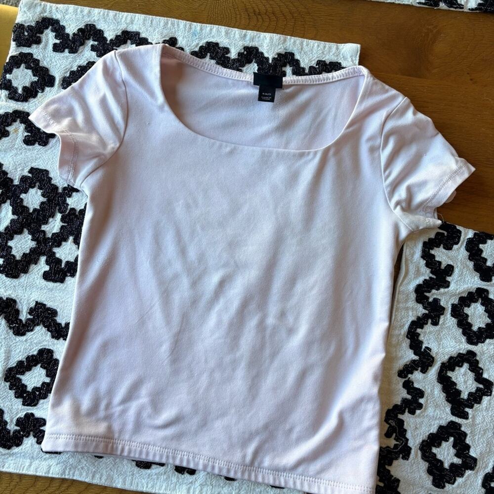 Art Class Light Pink scoop neck shirt kids girls size small S